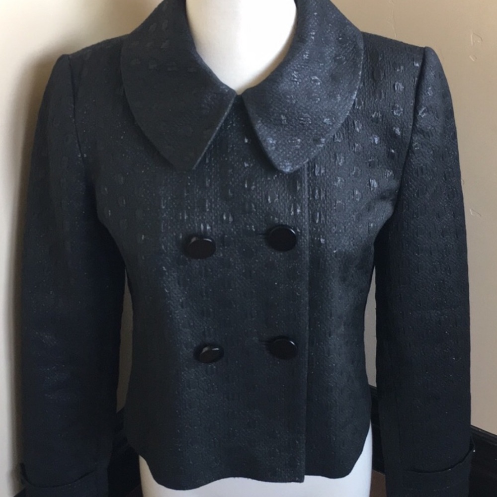 ❄️Covington Black collared jacket size 10W